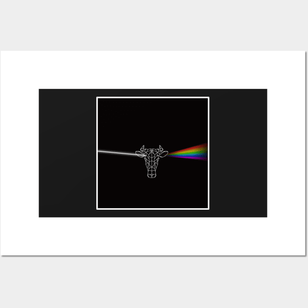 DARK SIDE OF THE MOO Wall Art by Simontology